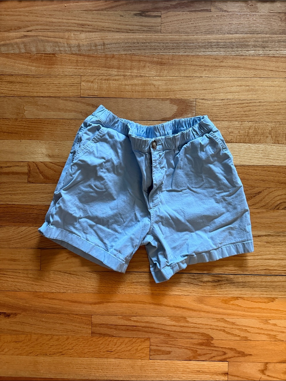 chubbies Light Blue Original Khakinators Cotton Shorts - 4” Inseam